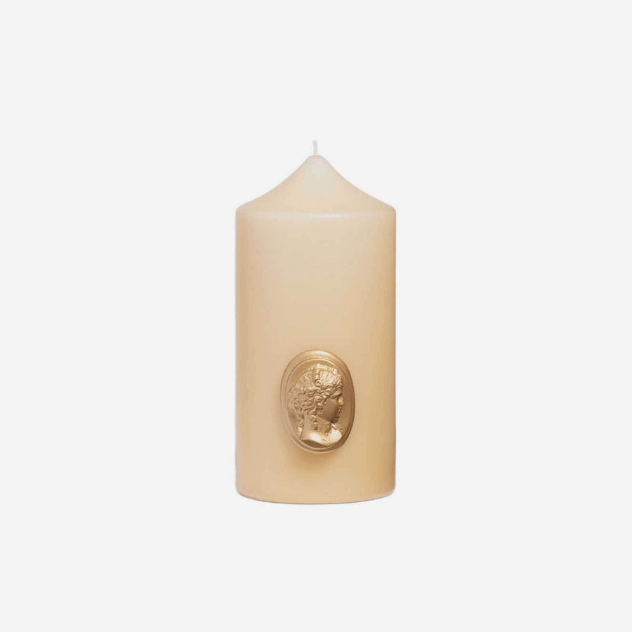 Cire Trudon Cameo Pillar Candle Stone