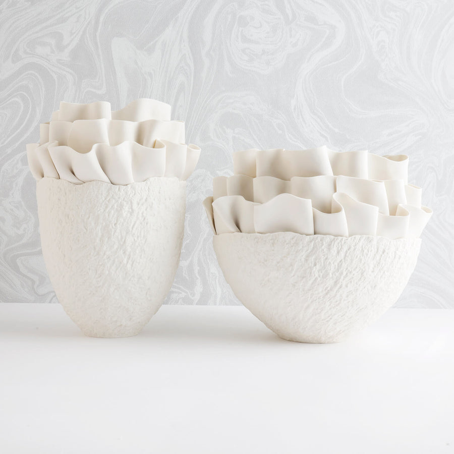 Fos Ceramiche Anthozoa White Tall Vase