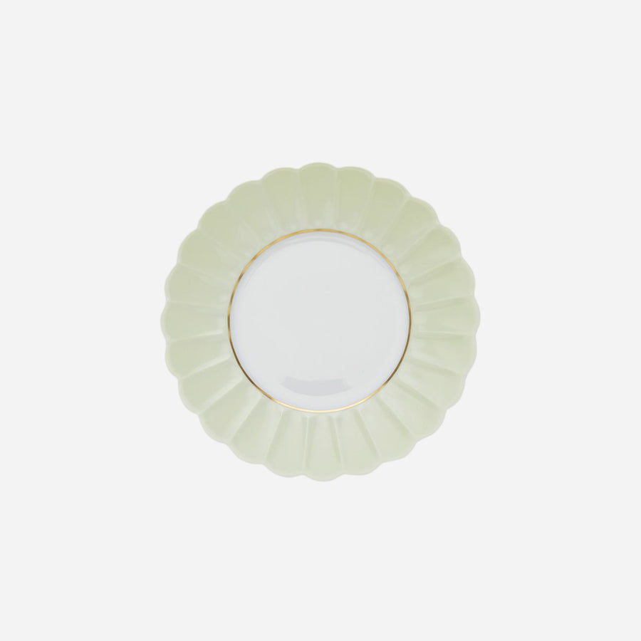 Giambattista Valli x Augarten Wien Cairo Jaipur Melon Dessert Plate Jade Green