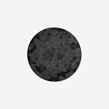 Load image into Gallery viewer, Jaune de Chrome - Moonshadow Black Bread & Butter Plate