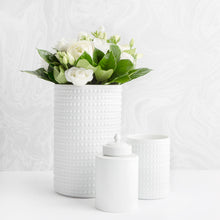 Load image into Gallery viewer, L'Objet Perlée White Vase - BONADEA