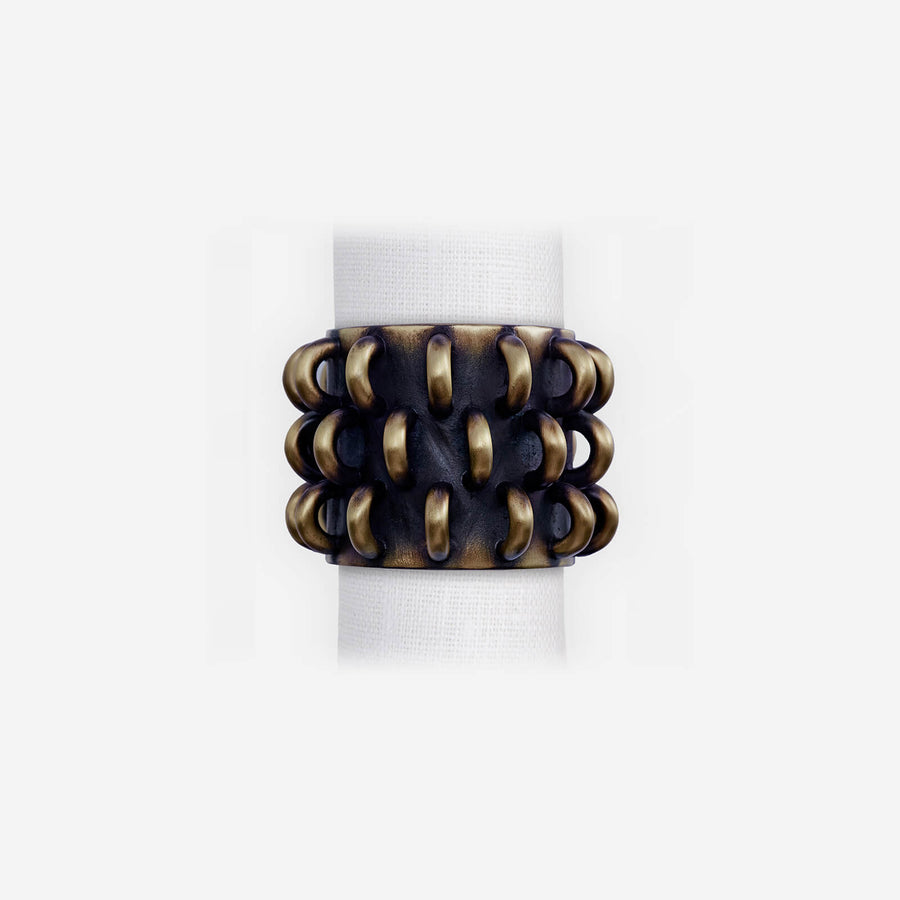 L'Objet Tulum Napkin Ring - Set of 4