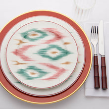 Load image into Gallery viewer, Laboratorio Paravicini - Hand-painted Ikat Dessert Plate