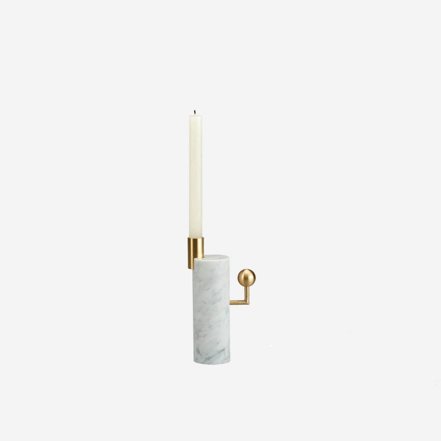 Lara Bohinc for LAPICIDA Stargazer Carrara Candle Holder