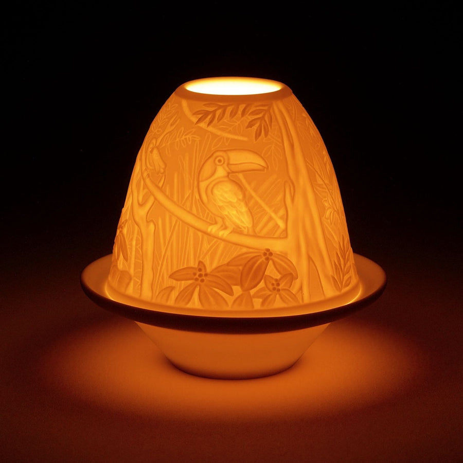 Lladró Toucans Lithophane Votivelight