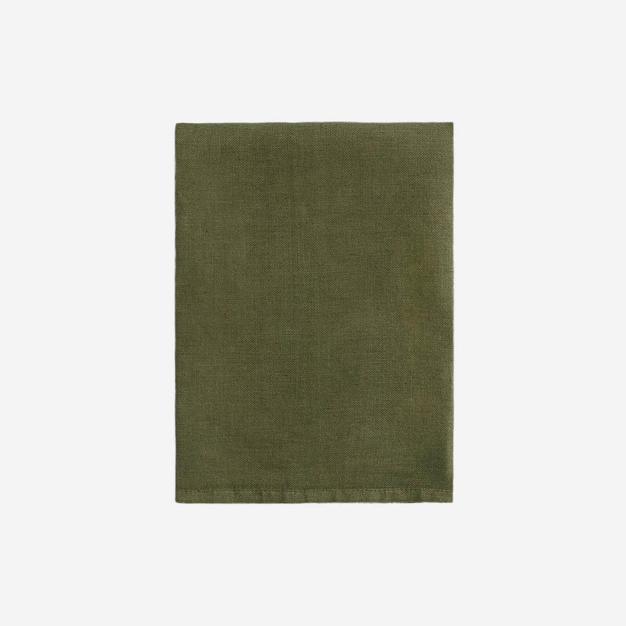 L'Objet Olive Linen Sateen Napkins - Set of 4