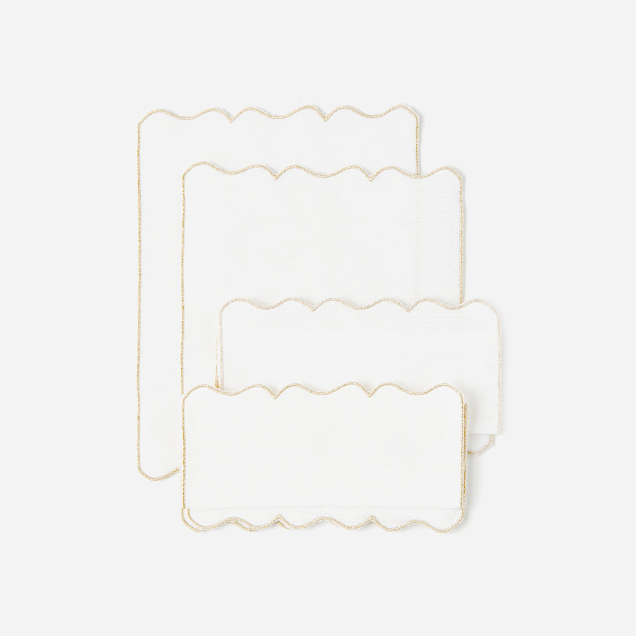 Los Encajeros Bicos Cocktail Napkin - Set of 4