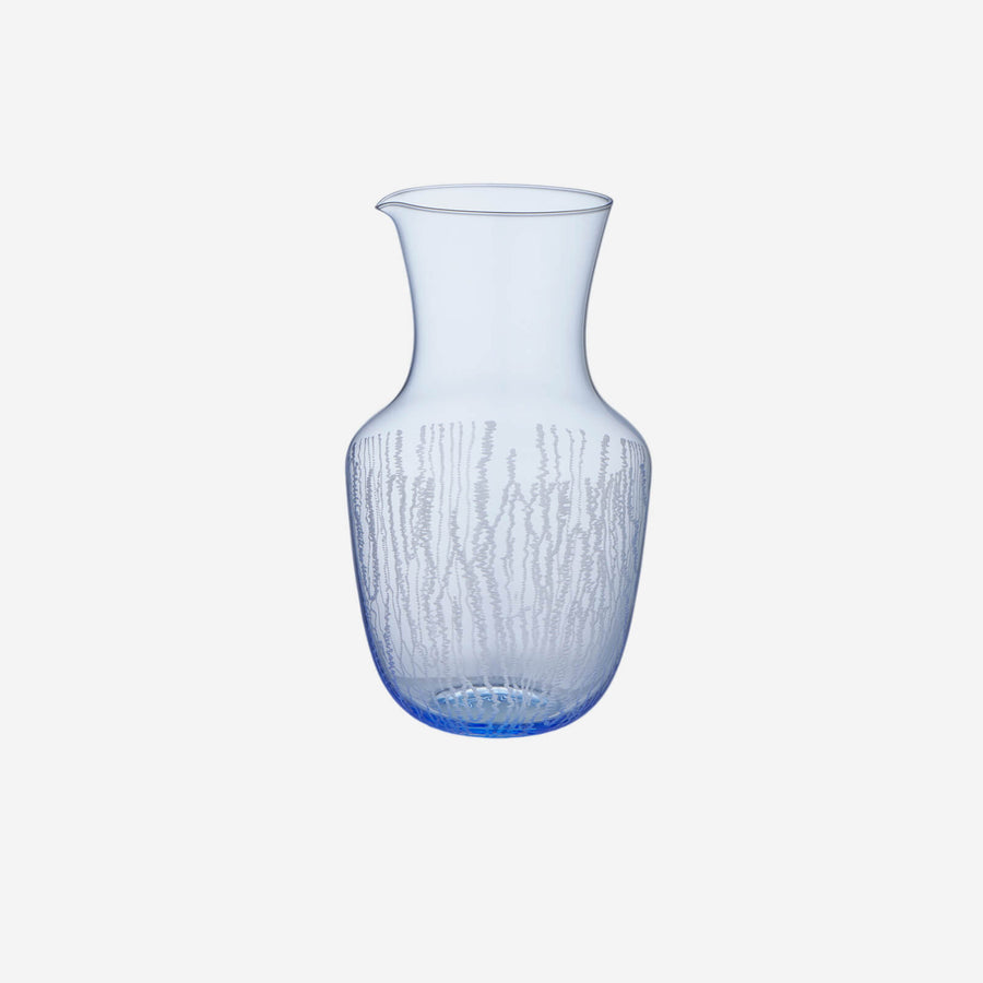 Lobmeyr Moiré Carafe Blue