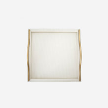 Load image into Gallery viewer, Pinetti - Onda Square Leather Tray Ivory