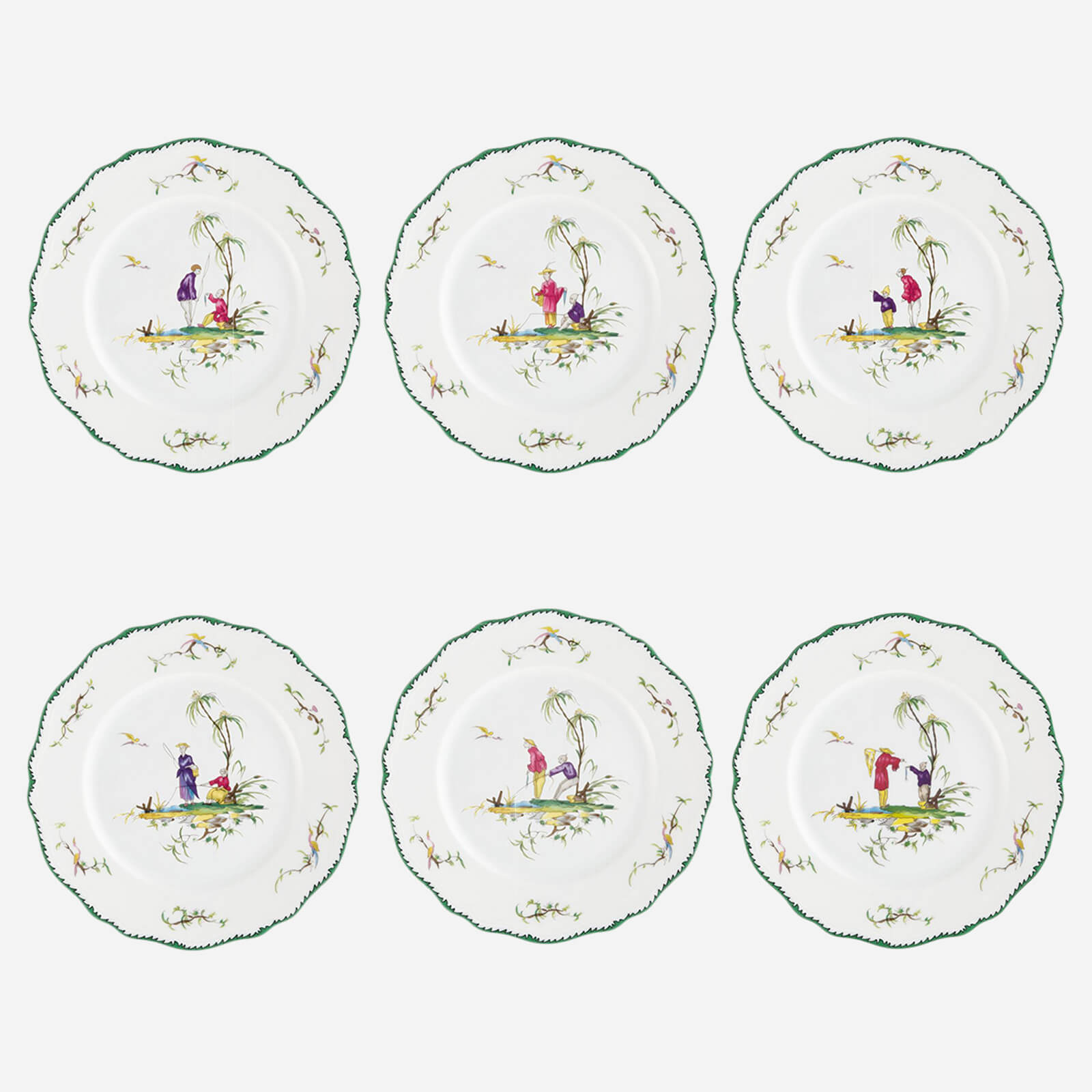 Bonadea | Raynaud | Longjiang Set of Six Dinner Plates