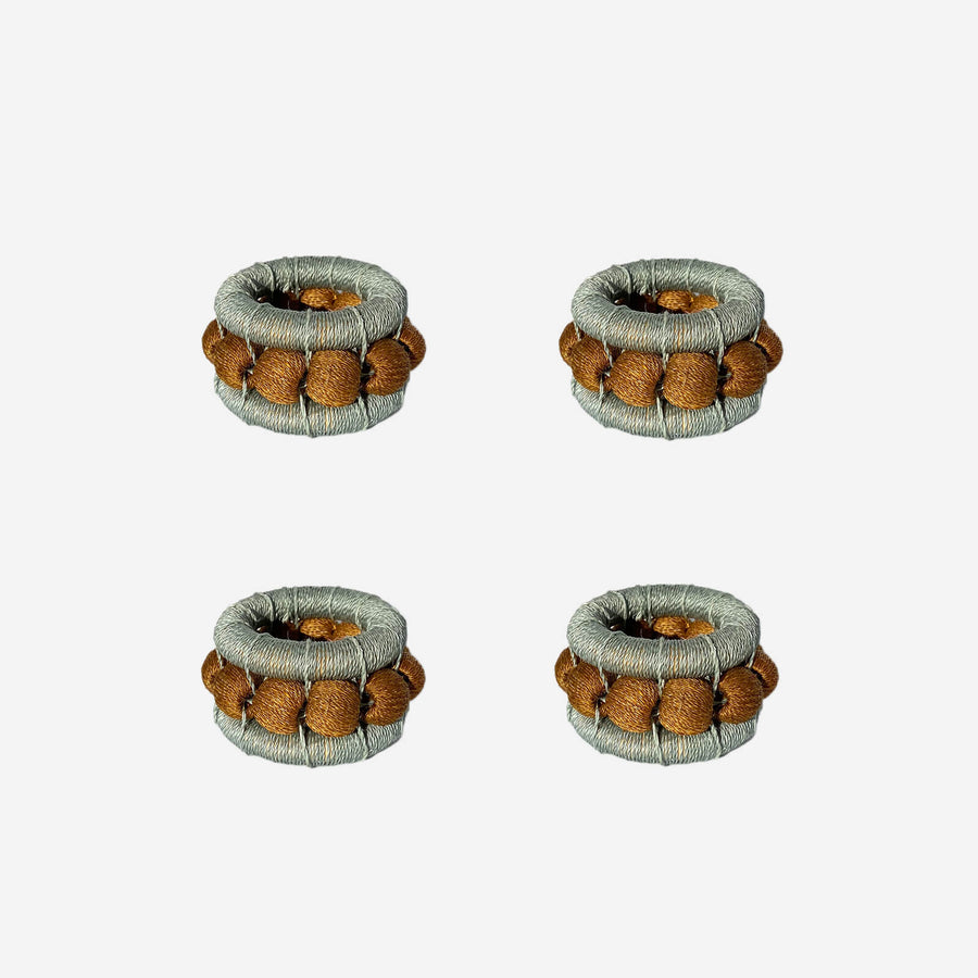 Bonadea Berry Napkin Rings Pool - Set of 4