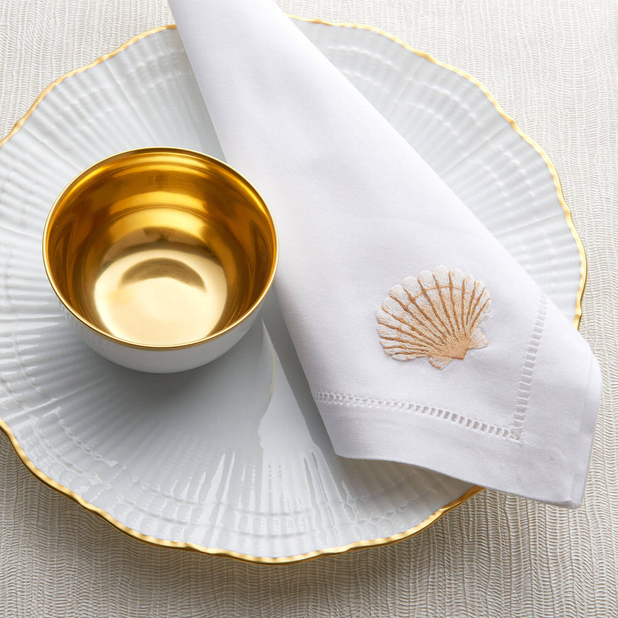 Sibona Scallop Shell Dinner Napkin