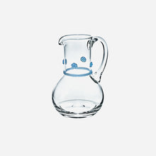 Load image into Gallery viewer, Soft Blue Rosettes Pitcher