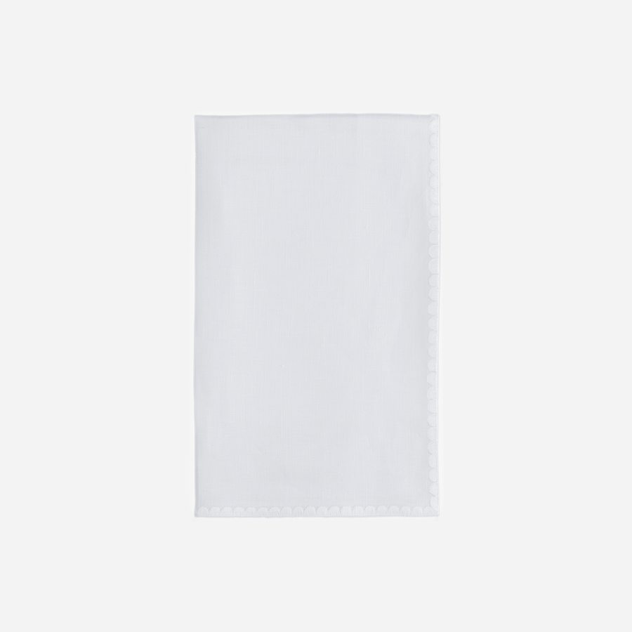 Weissfee Riva White Napkin