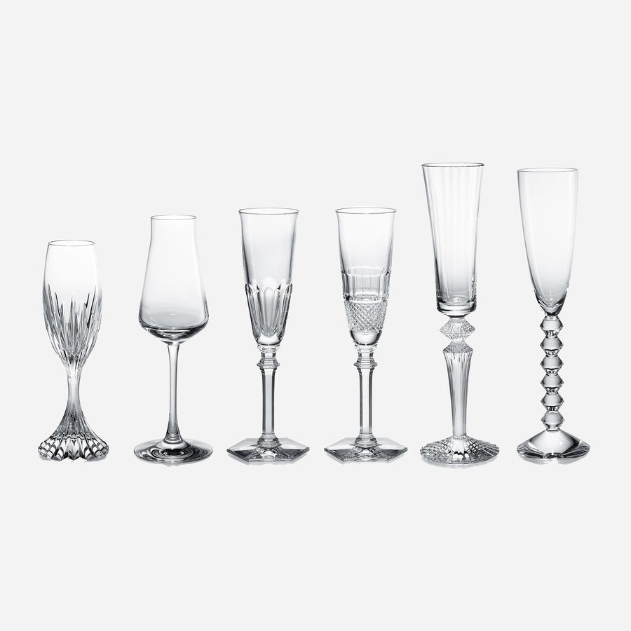 Baccarat Bubble Box - Set of 6 Champagne Flutes