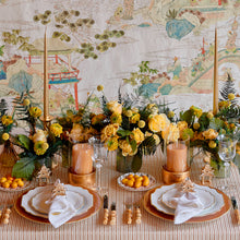 Load image into Gallery viewer, Alchimie Gold Hurricane Lantern Small