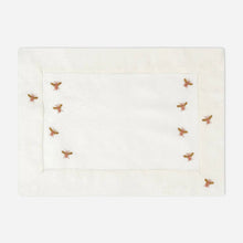 Load image into Gallery viewer, Bees Placemat - Pink Malaika Linens Bonadea