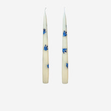 Load image into Gallery viewer, Blue Bird Hand-Painted Candle - Set of 2