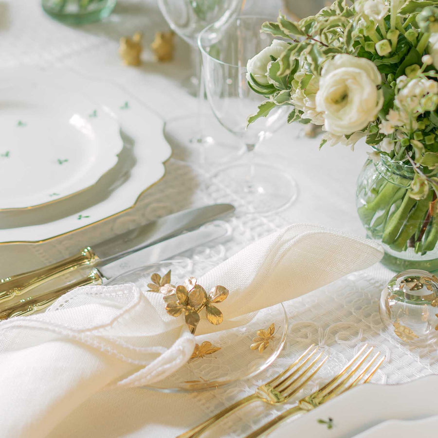 Bonadea Clover Napkin Ring - Set of 4