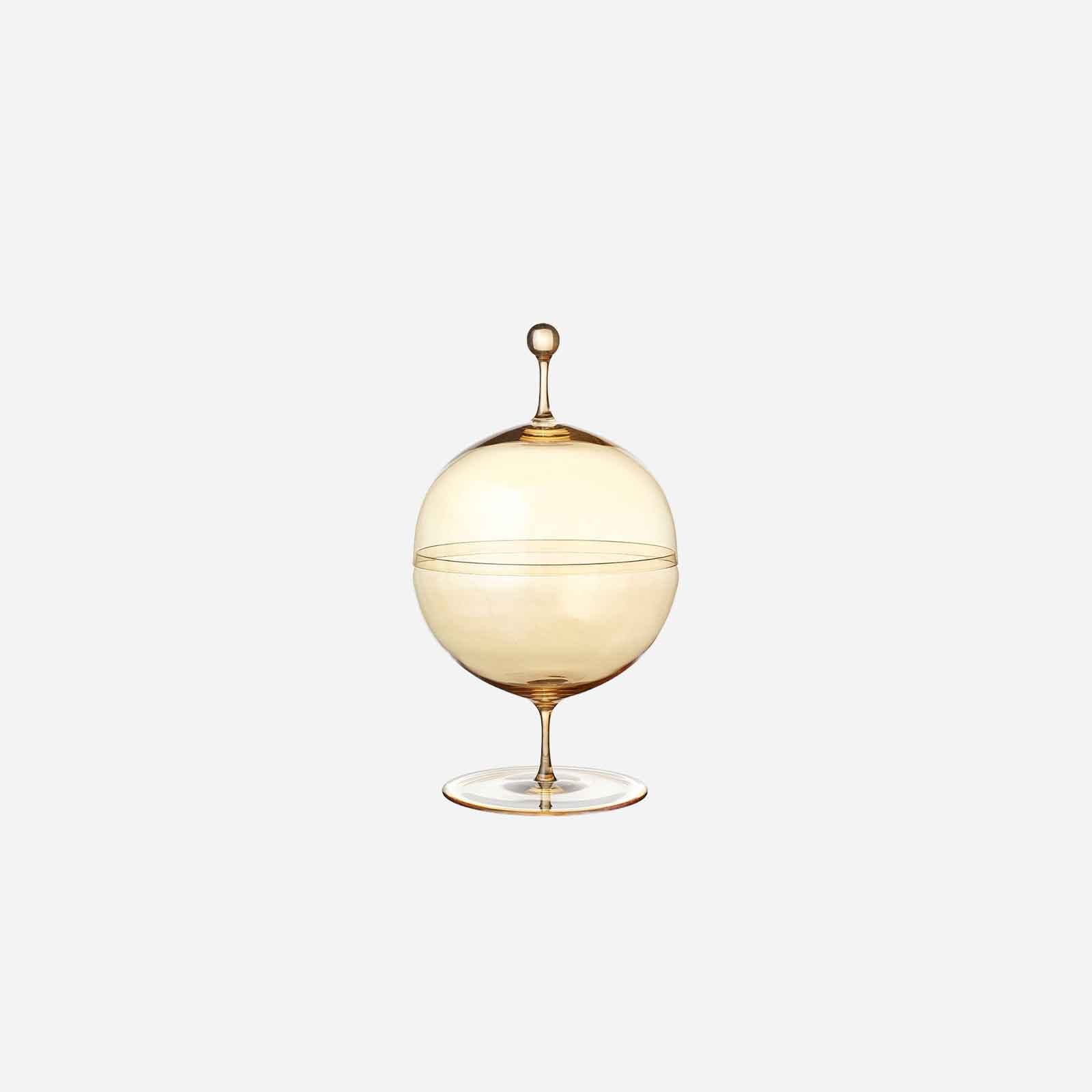 Crystal Candy Dish Gold - Medium | Bonadea | Lobmeyr