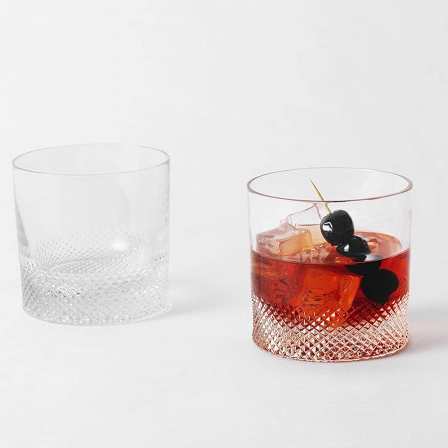 Richard Brendon Diamond Double Old Fashioned Tumbler