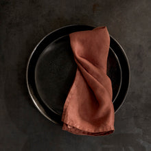 Load image into Gallery viewer, Brick Linen Sateen Napkins - Set of 4