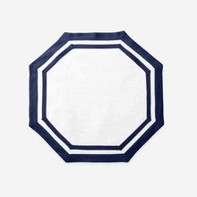 Load image into Gallery viewer, Set of Four Octagon Placemats Sapphire Blue