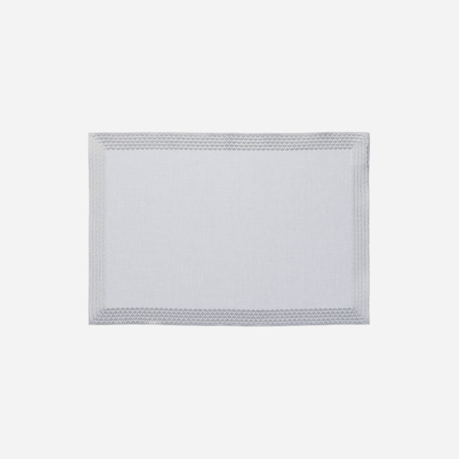 Weissfee Riva Silver Placemat