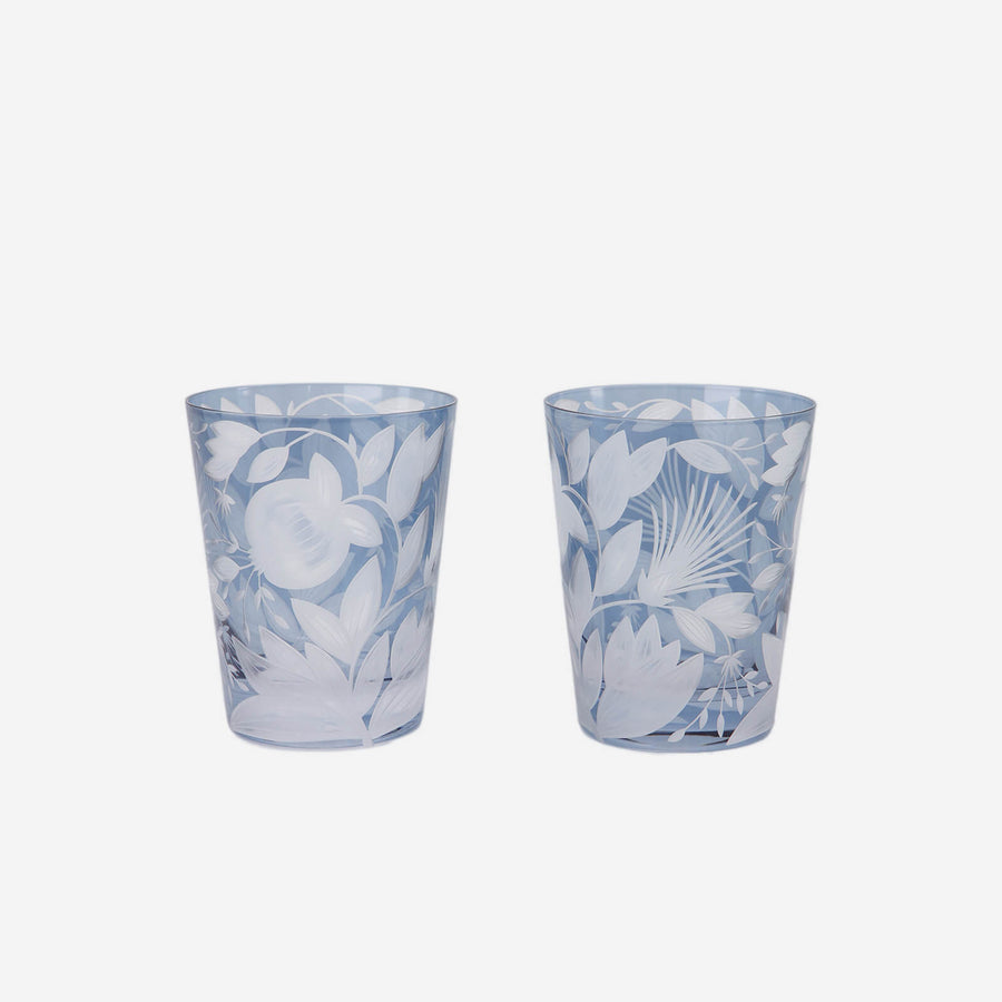 Artel Verdure Medium Tumbler Slate - Set of 2