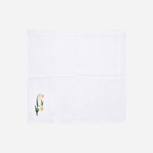 Load image into Gallery viewer, Spring Flower Embroidered Dinner Napkin - Set of 4
