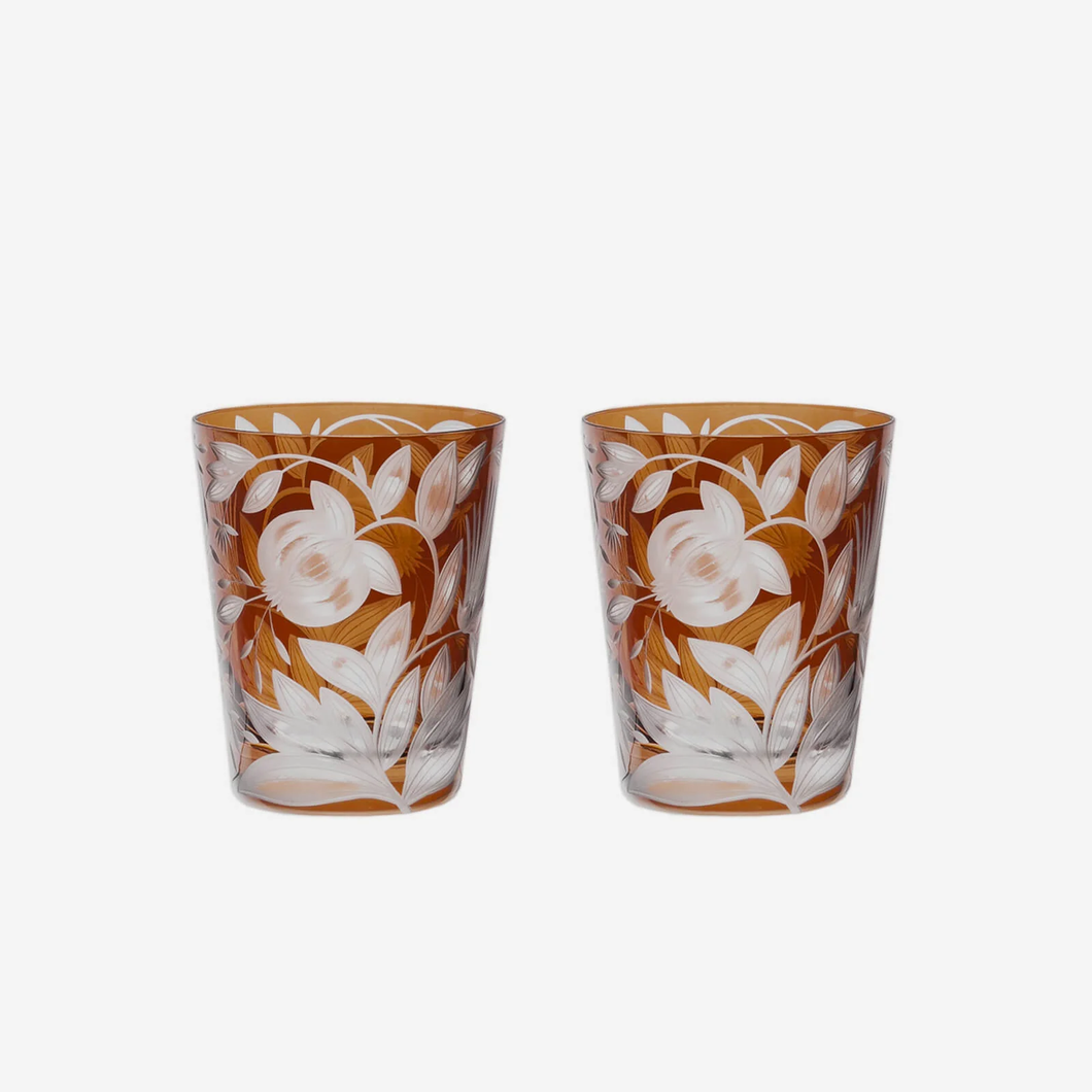 Verdure Medium Tumbler Walnut - Set of 2
