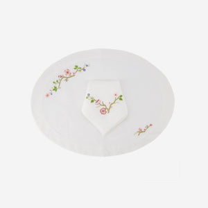 Rose Trellis Oval Placemat