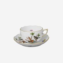 Load image into Gallery viewer, Rothschild Bird Teacup &amp; Saucer - Set of 6
