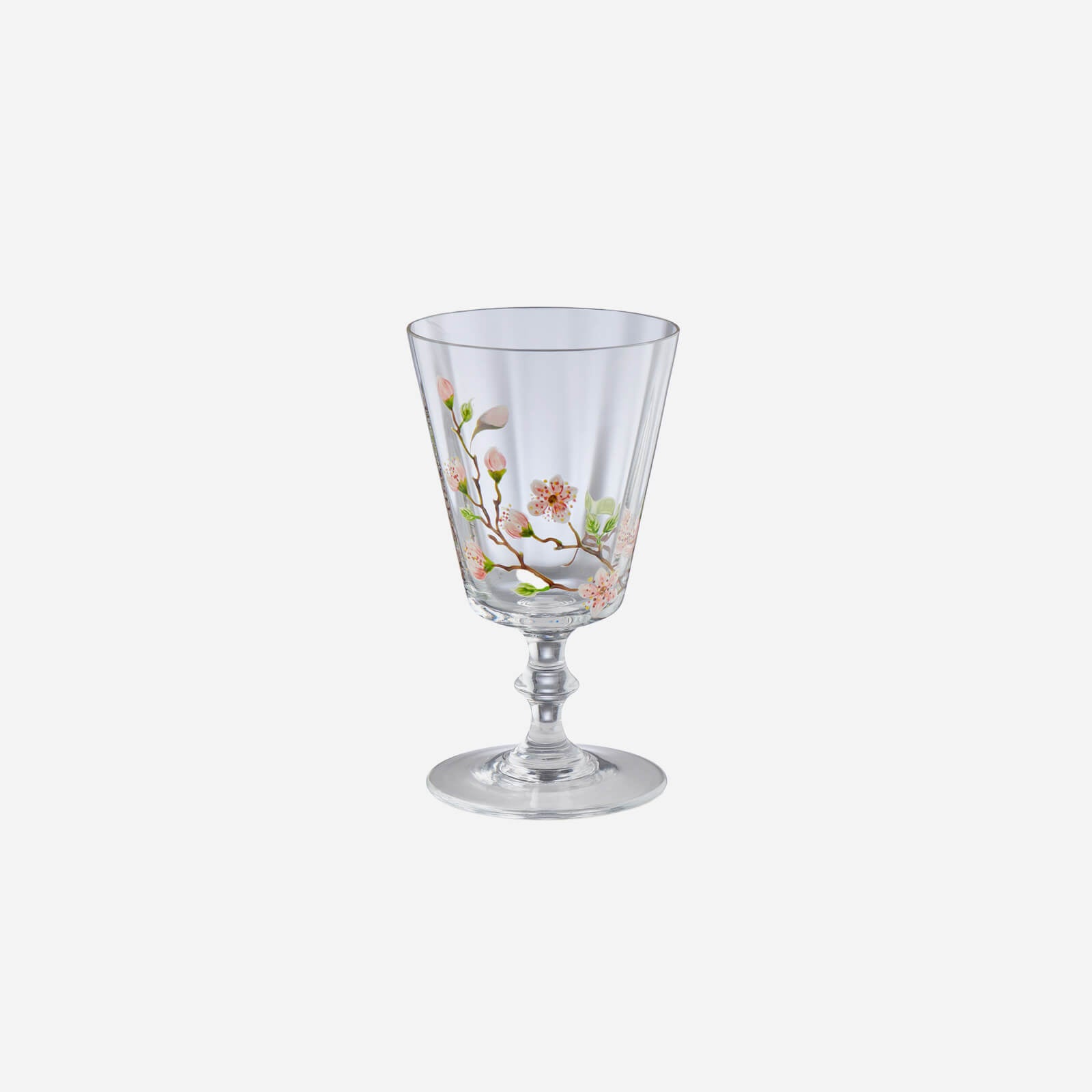Cherry Blossom White Wine Glass