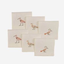 Load image into Gallery viewer, Birdlife Cocktail Napkin - Set of 6
