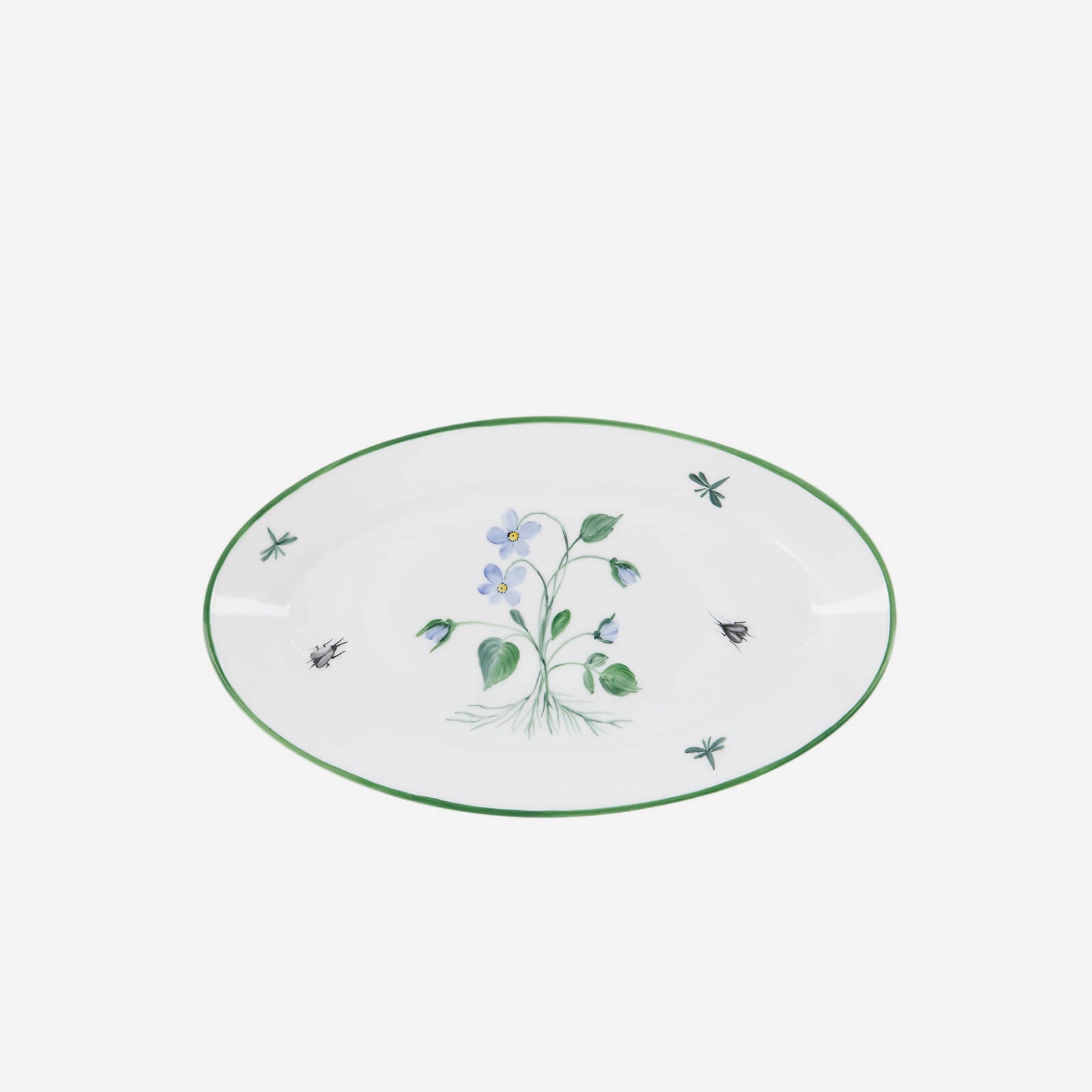 Botanique Violet Oval Platter Small