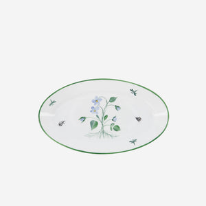 Botanique Violet Oval Platter Small