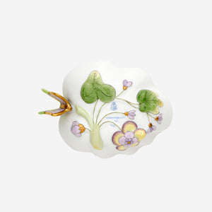 Royal Garden Leaf Dish with Butterfly Handle