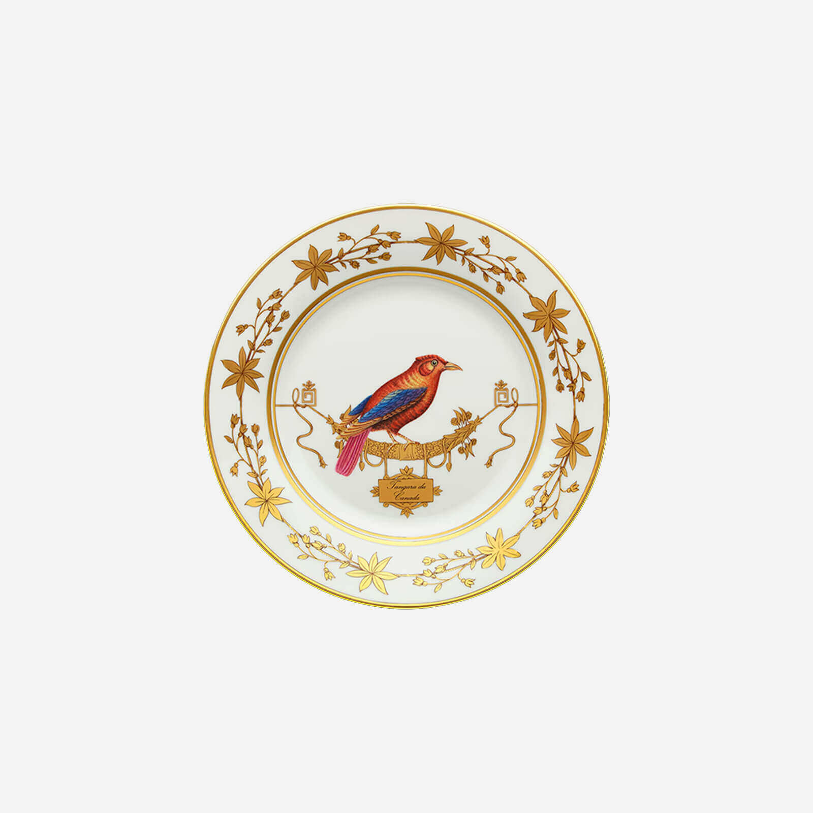 n794 リチャードジノリ VOLIERE 金彩 バード 鳥絵変り ボウル 5客