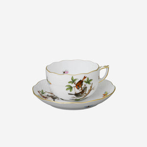 Rothschild Bird Teacup & Saucer - Set of 6