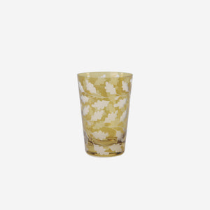 Oak Leaves Large Tumbler Taupe - Set of 2