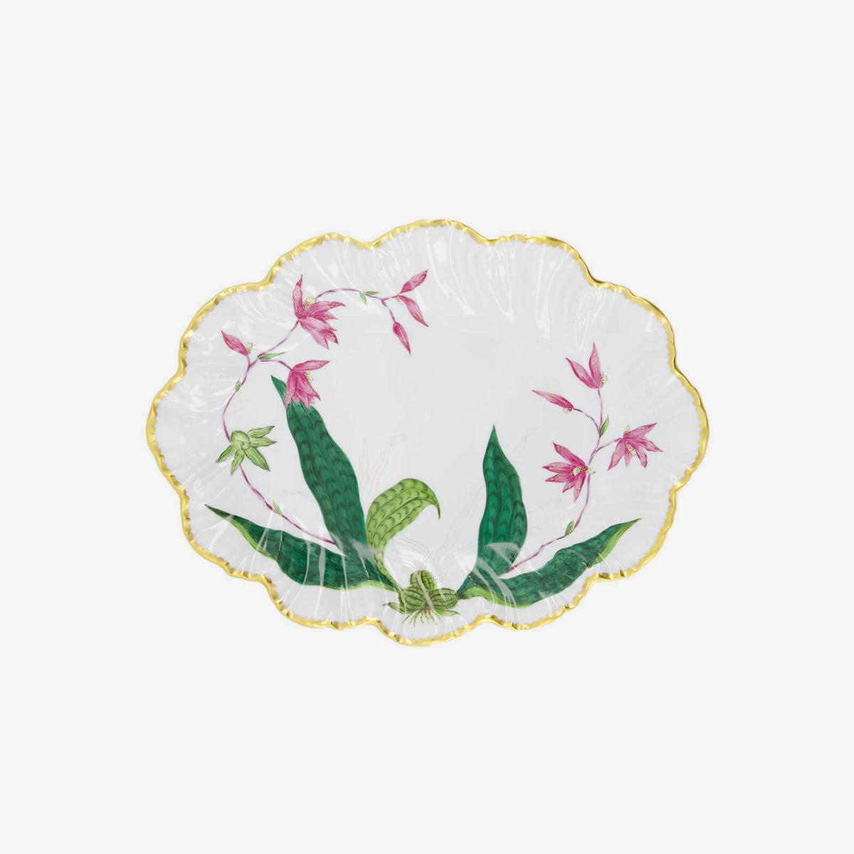 Histoires d'Orchidées Oval Dish