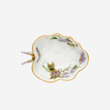 Load image into Gallery viewer, Royal Garden Leaf Dish with Butterfly Handle
