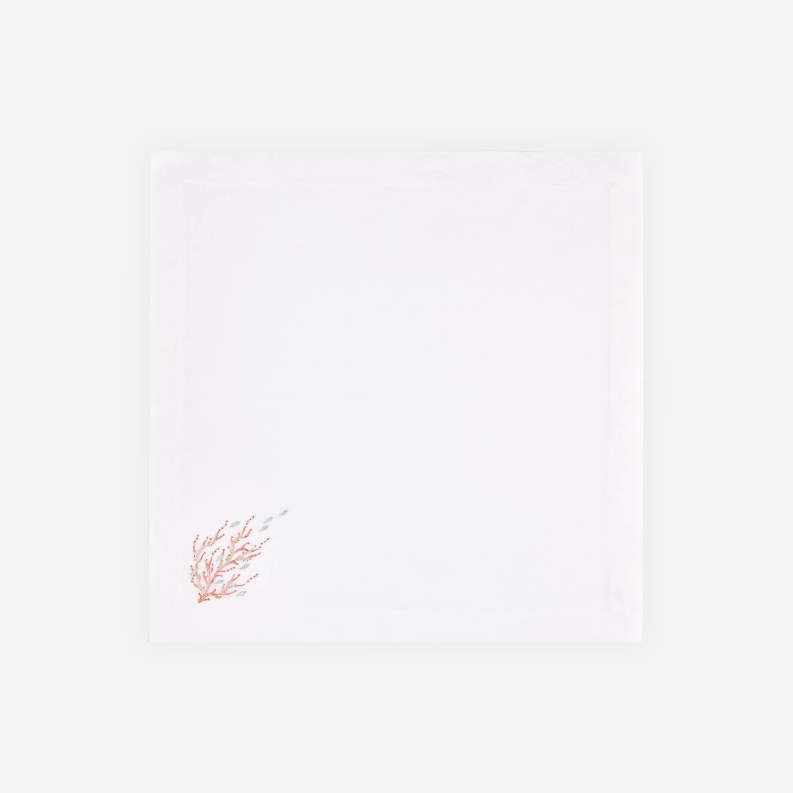 Under the Sea Hand-Embroidered Napkin - Set of 8