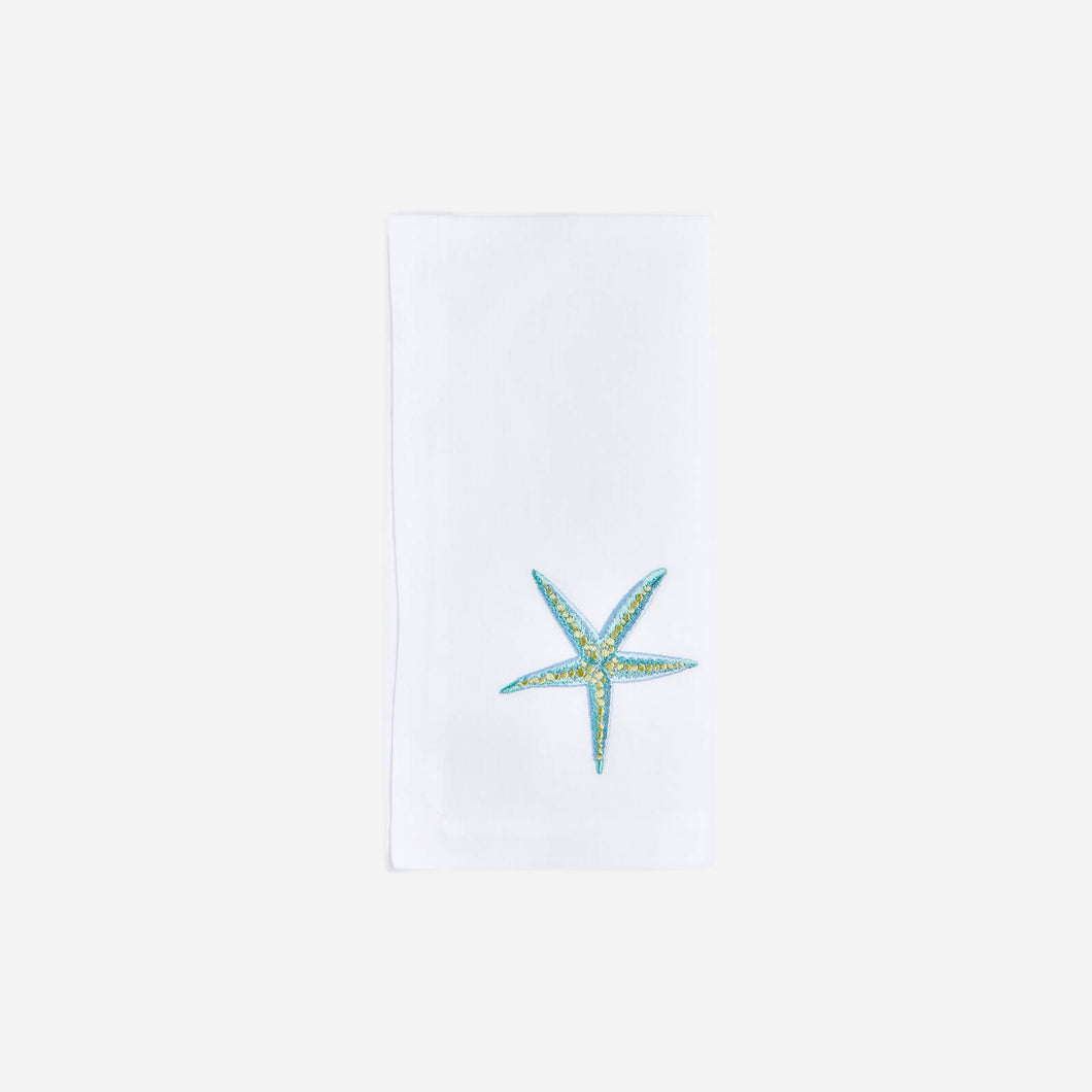 Sea Star Embroidered Napkin