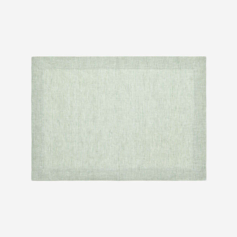 Candy Green Striped Placemat