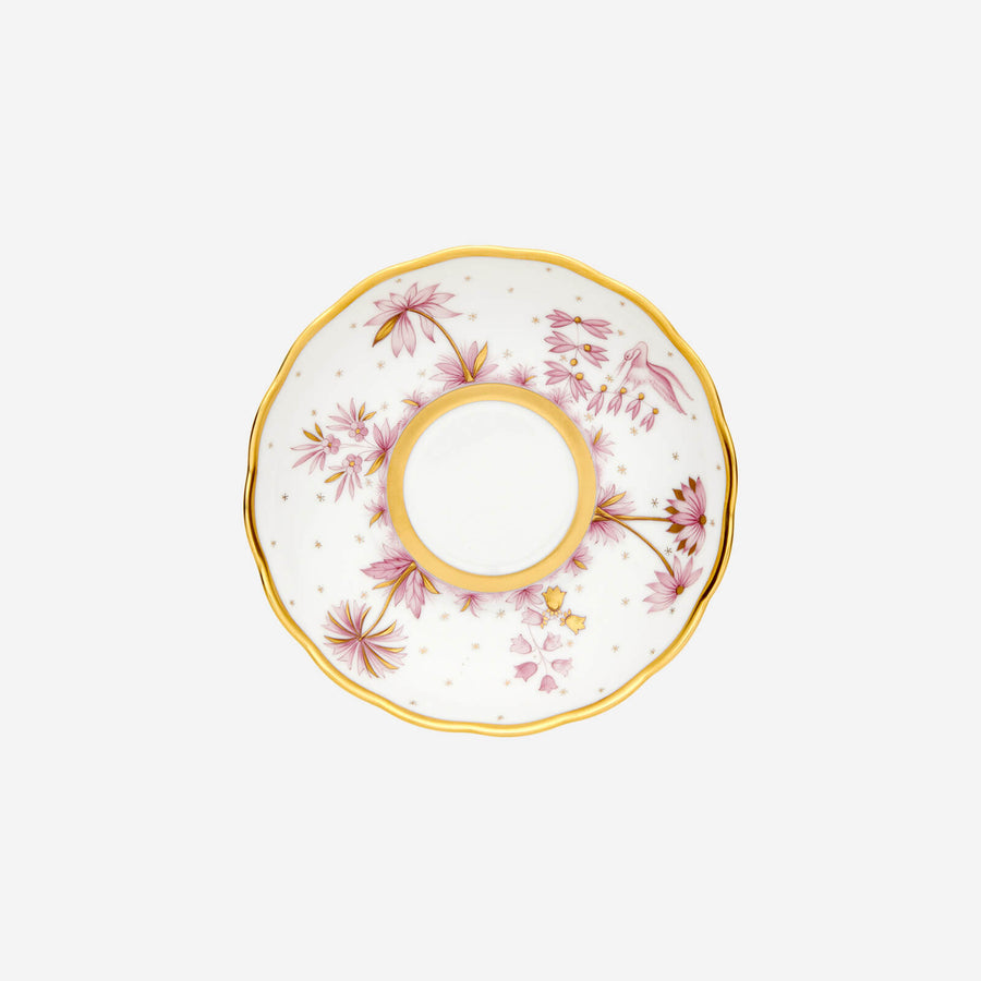 Herend Fodo Teacup & Saucer Pink