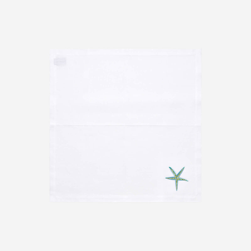 Sea Star Embroidered Napkin