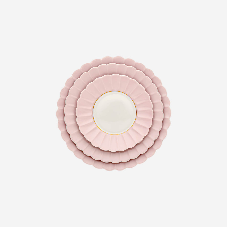 Augarten Wien 1718 Melon Dessert Plate Blush