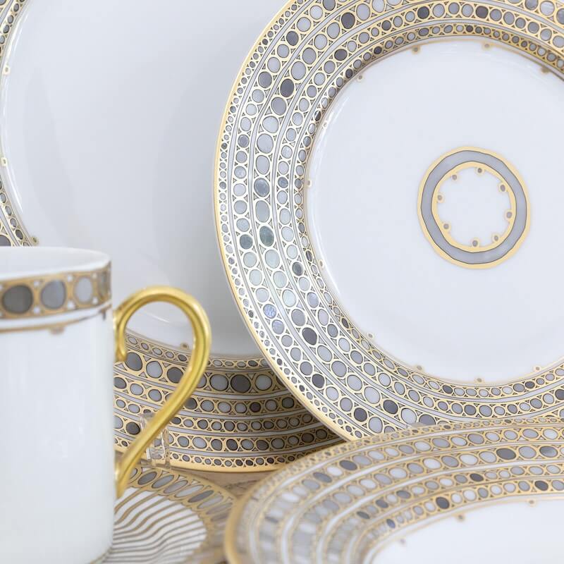 Syracuse Dessert Plate Gold